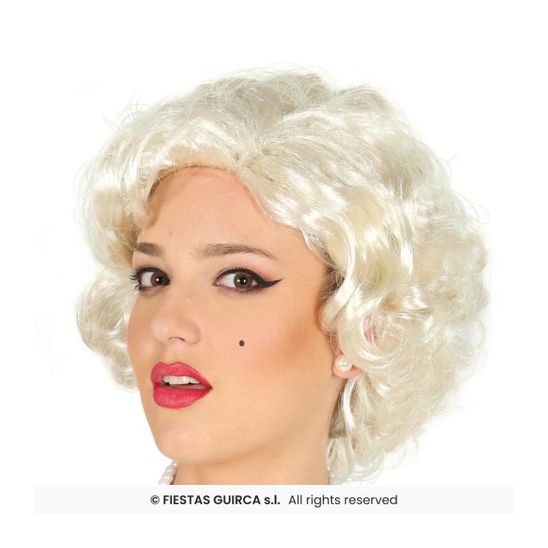 PERRUQUE MARILYN SEXE SYMBOLE BLONDE BOUCLEE COURTE PERRUQUE MARILYN SEXE SYMBOLE BLONDE BOUCLEE COURTE