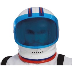 CASQUE D'ASTRONAUTE VISIERE BLEUE