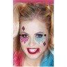 BIJOUX OU STRASS DE VISAGE ARLEQUIN DANGEROUS QUEEN