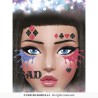 BIJOUX OU STRASS DE VISAGE ARLEQUIN DANGEROUS QUEEN GLITTER BIJOUX OU STRASS DE VISAGE ARLEQUIN DANGEROUS QUEEN GLITTER