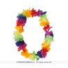 COLLIER HAWAIIEN MULTICOLORE  COLLIER HAWAIIEN MULTICOLORE