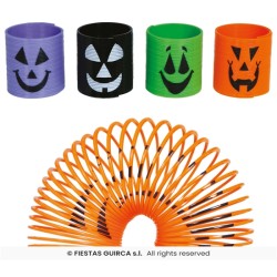 12 RESSORTS COULEURS HALLOWEEN JOUET A PINATA