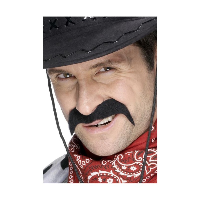 MOUSTACHE COW BOY NOIRE