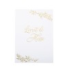 10 LIVRETS DE MESSE JOLIS BRINS PAPIER BLANC ET OR 15 X 21 CM