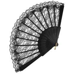 EVENTAIL DENTELLE NOIR