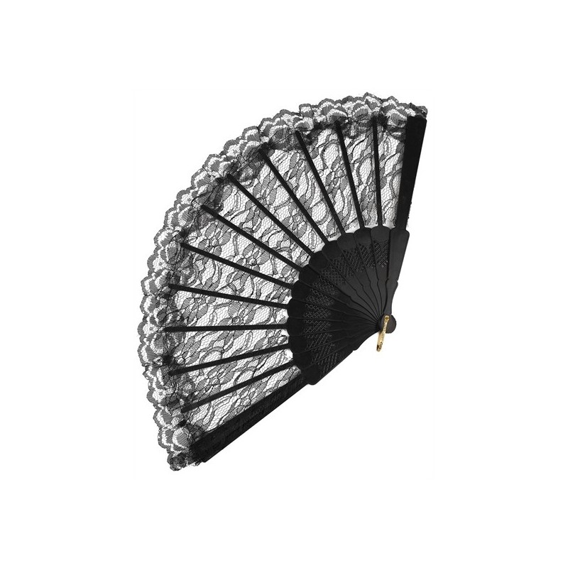 EVENTAIL DENTELLE NOIR EVENTAIL DENTELLE NOIR