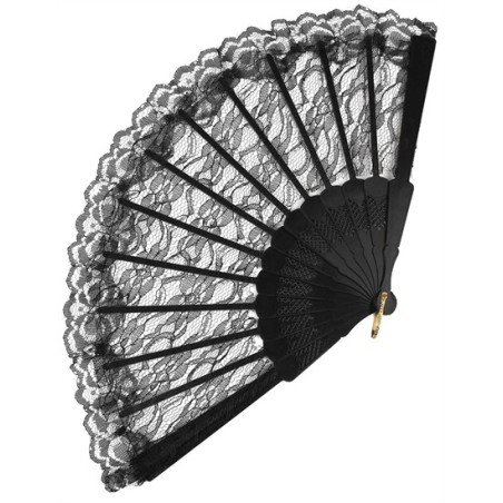 EVENTAIL DENTELLE NOIR