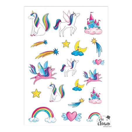 TATOUAGE ENFANT LICORNE