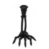 CHANDELIER RESINE MAIN SQUELETTE NOIR 12 X 11.5 X 16 CM 