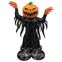 BALLON METALLIQUE AIRLOONZ CITROUILLE HALLOWEEN 134 CM 