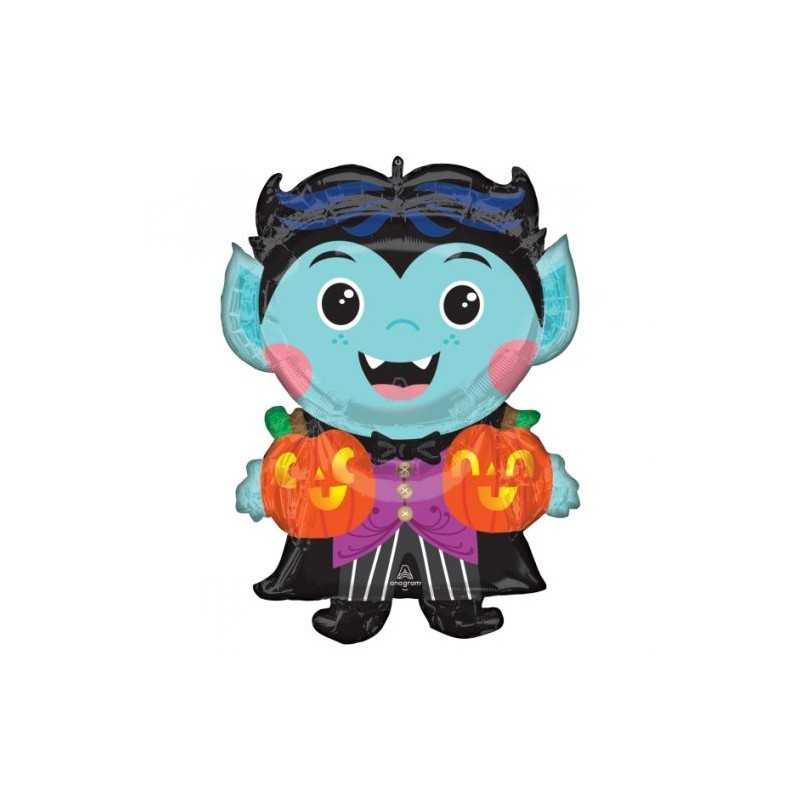 BALLON METALLIQUE PETIT VAMPIRE HALLOWEEN 76 CM
