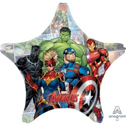 BALLON METALLIQUE ETOILE AVENGERS 71 CM 