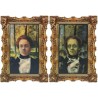 TABLEAU PORTRAIT DE FAMILLE HALLOWEEN HOLOGRAPHIQUE 30.4 X 41.9 CM