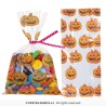 20 SACHETS EN PLASTIQUE CITROUILLE HALLOWEEN 28 X 13 CM