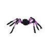 ARAIGNEE POILLUE NOIR ET VIOLET 75 CM 