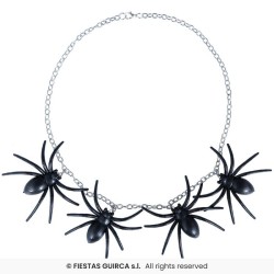 COLLIER ARAIGNEE + BOUCLES D'OREILLES ARAIGNEES