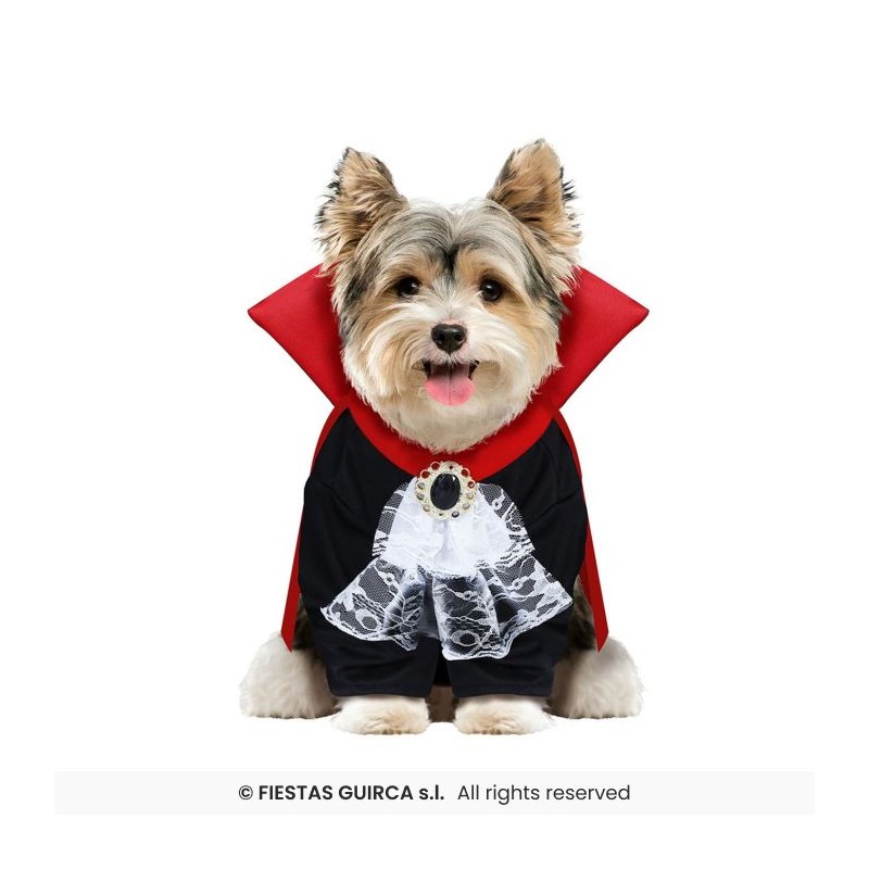 DEGUISEMENT HALLOWEEN DRACULA POUR CHIEN TAILLE S