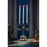 CHANDELIER CHAUVE SOURIS 3 BRANCHES PIED TETES DE MORT 31 X 22 CM 