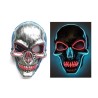 MASQUE LUMINEUX DEMON TETE DE MORT LED 