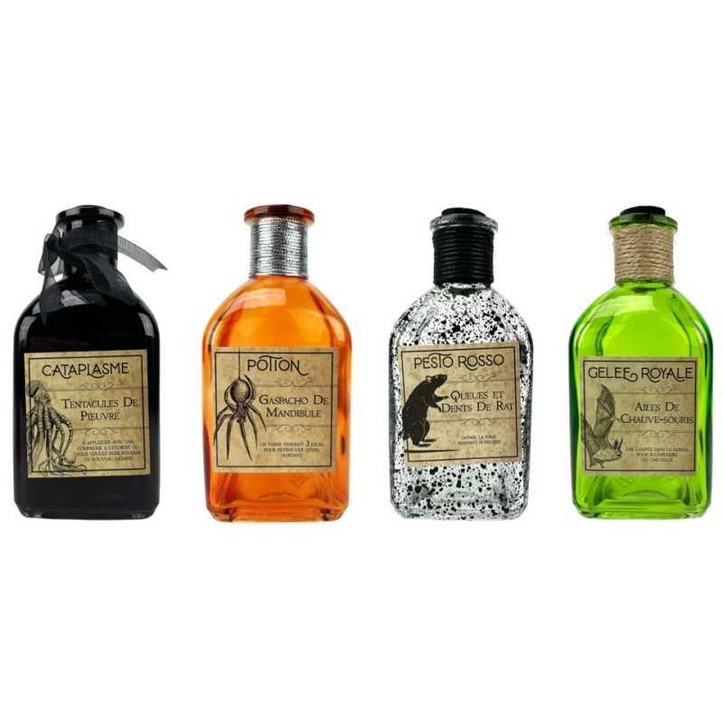 FIOLE POTION MAGIQUE SORCIERE EN VERRE MODELE ALEATOIRE