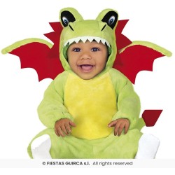 DEGUISEMENT ENFANT DRAGON VERT TAILLE 12-18 MOIS