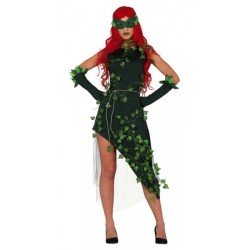 DEGUISEMENT FEMME EMPOISONNEUSE POISON IVY VERTE TAILLE S 