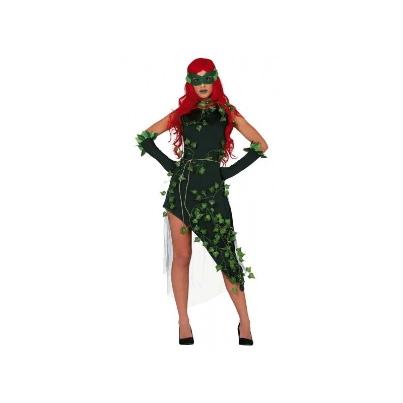 DEGUISEMENT FEMME EMPOISONNEUSE POISON IVY VERTE TAILLE S 