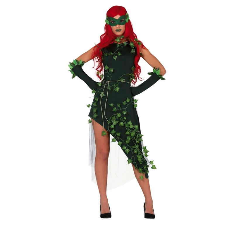 DEGUISEMENT FEMME EMPOISONNEUSE POISON IVY ROBE VERTE TAILLE L