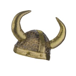 CASQUE VIKING SOUPLE EN TISSU METALLISE ADULTE 