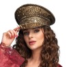 CASQUETTE STEAMPUNK GEARPUNK BRONZE OU MORDOREE