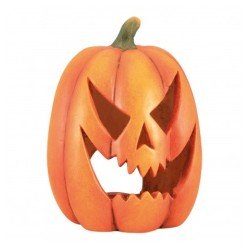 CITROUILLE SCULPTEE EFFRAYANTE 28CM X 26.5CM X 36CM