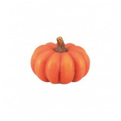 CITROUILLE TERRE CUITE 13CM X 13CM X 9.5CM