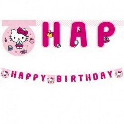 GUIRLANDE HAPPY BIRTHDAY THEME HELLO KITTY 2 M