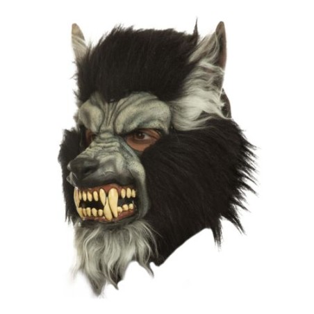 MASQUE LATEX LOUP  GREY HOWLING