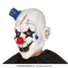 MASQUE LATEX CLOWN HALLOWEEN PETIT CHAPEAU BLEU