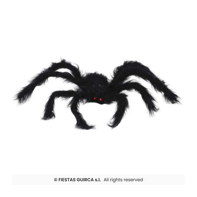 ARAIGNEE NOIRE VELUE 50 CM 