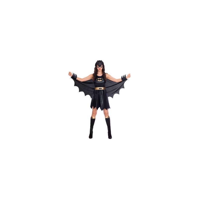 DEGUISEMENT BATGIRL ROBE NOIRE TAILLE XL