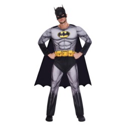 DEGUISEMENT BATMAN  CLASSIQUE GRIS TAILLE L