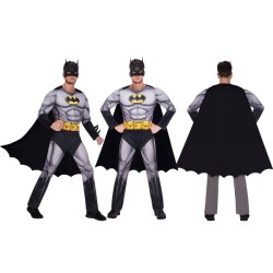 DEGUISEMENT BATMAN  CLASSIQUE GRIS TAILLE L