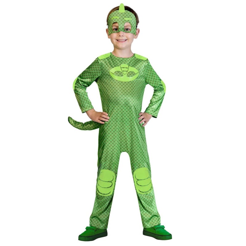 DEGUISEMENT PJMASK GEKKO GLUGLU TAILLE 3-4 ANS