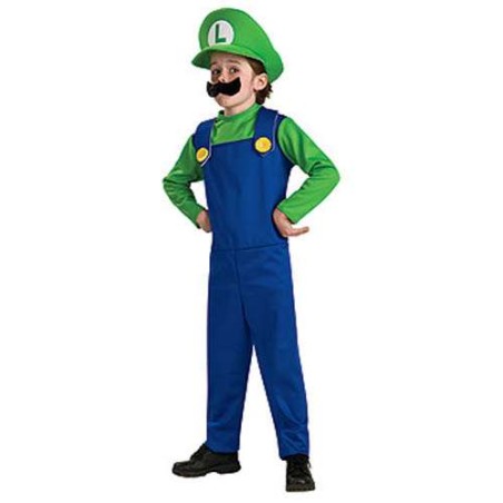 DEGUISEMENT SUPER LUIGI TAILLE  8/10 ANS