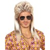 PERRUQUE MULLET BLONDE CENDREE 