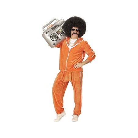 DEGUISEMENT SURVETEMENT OU JOGGING ORANGE ANNEES 80 TAILLE M