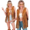 VESTE MARRON A FRANGES COACHELLA HIPPIE OU WESTERN TAILLE L-XL VESTE MARRON A FRANGES COACHELLA HIPPIE OU WESTERN TAILLE L-XL