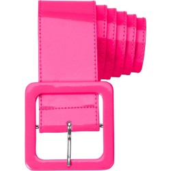 CEINTURE VINYL ROSE FLUO