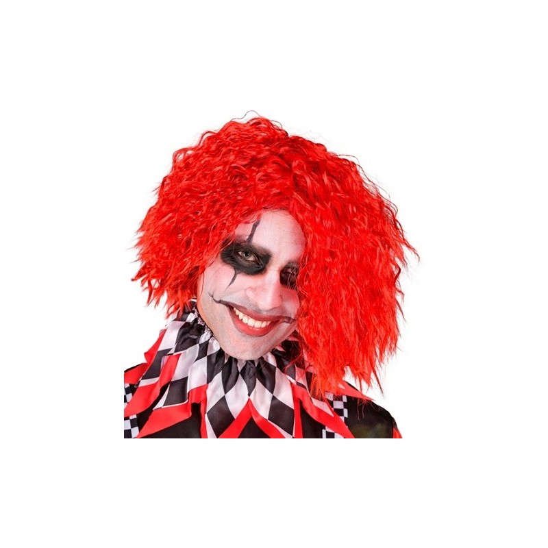 PERRUQUE CLOWN TUEUR ROUGE