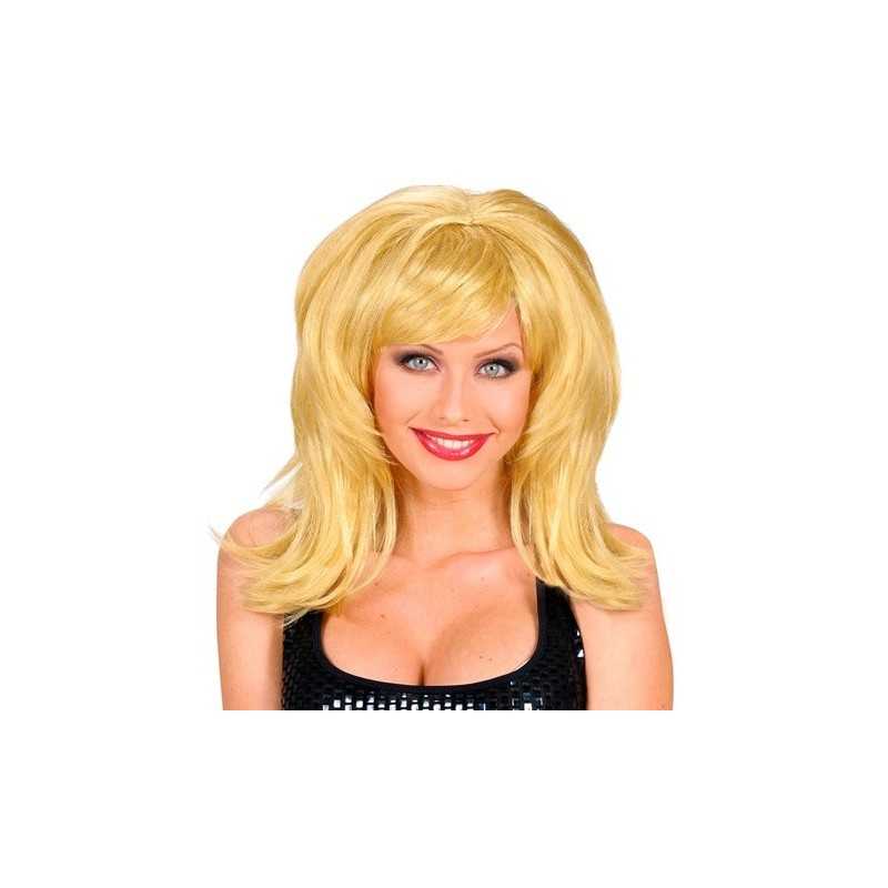 PERRUQUE FLIRTY LONGUE CHEVEUX BLONDS AVEC FRANGE EN SACHET