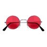LUNETTES RONDES VERRES ROUGE