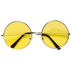 LUNETTES BIG HIPPIE RONDE JAUNE