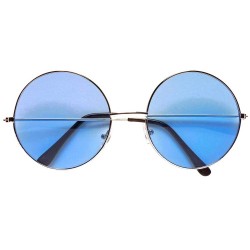 LUNETTES BIG HIPPIE RONDE BLEU